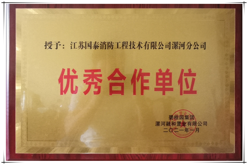 賀國泰工程與碧桂園集團成為優秀合作伙伴