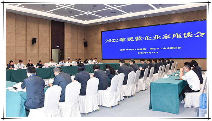 集團董事長王根彬參加2022年民營企業家座談會