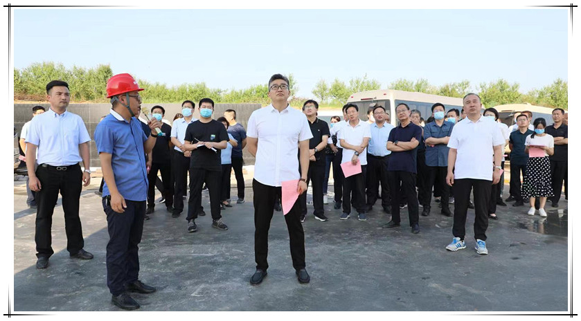 內丘縣委書記管志民一行蒞臨國泰（華北）消防產業園觀摩指導