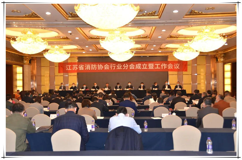 集團董事長王根彬參加江蘇省消防協會行業分會成立暨工作會議